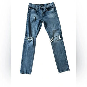 Bullhead Distressed Stacked Skinny Jeans Mens Size 29X30